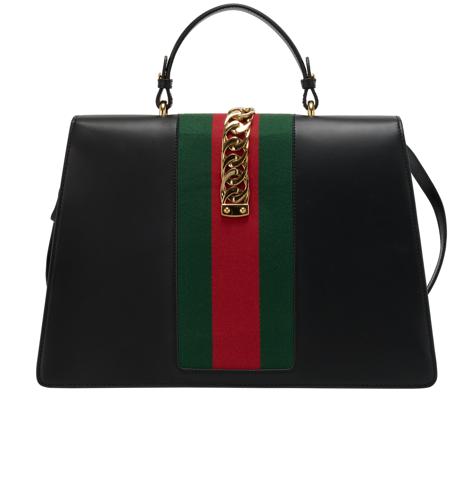 Maxi Sylvie, &pound;750, Handbags, Black, Leather, Back view